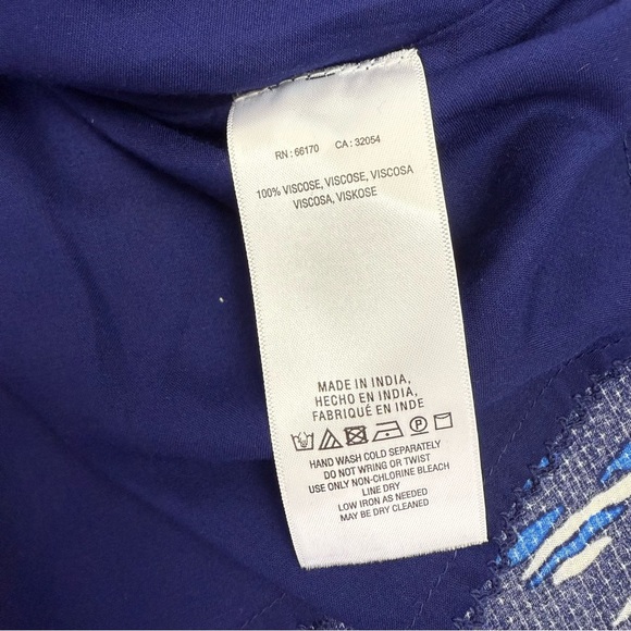 Anthropologie 48 Of 52 Conversations Colloquial Off Shoulder Nautical Midi Dress - Picture 14 of 14